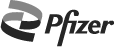 Pfizer logo in grayscale